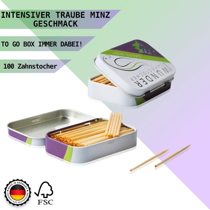 Image du produit Wunder Zahnstocher Cure-dents (100 x)