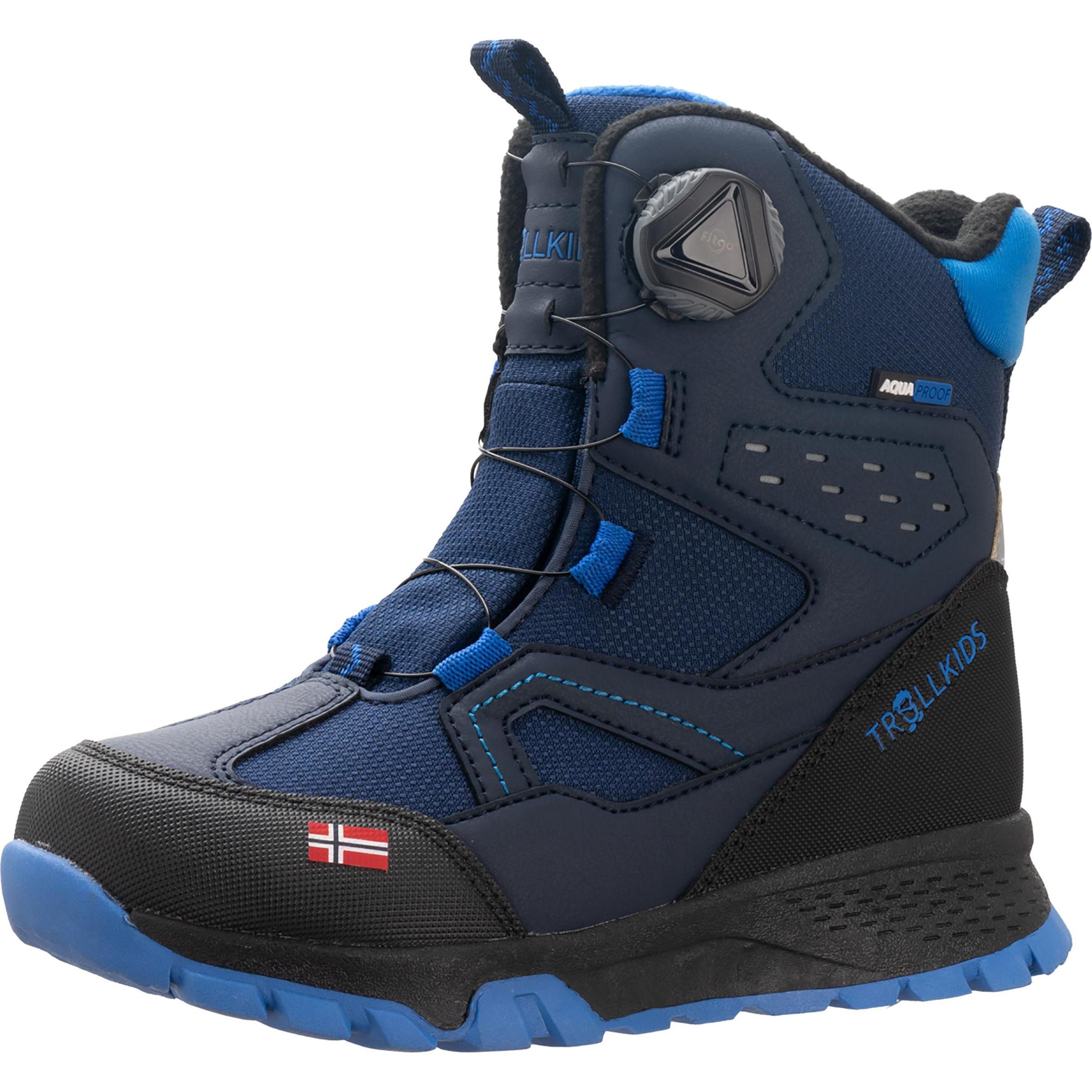 Trollkids, Unisex, Boots + Stiefel, Kid's Kirkenes Winter Boots, Blau, (29)
