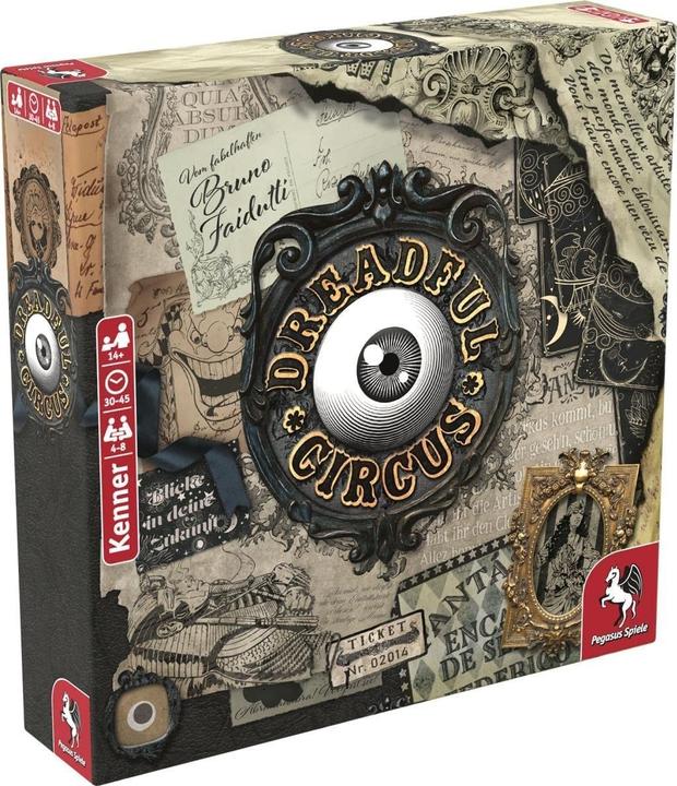 Image du produit Pegasus 57517G - Dreadful Circus - Jeu de cartes, pour 4 à 8 joueurs, à partir de 14 ans (édition allemande) (Allemand)