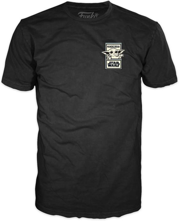 Actual product image Funko THE MANDALORIAN -Booble Head POP N°482 -Luke avec Enfant + T-shirt (S)