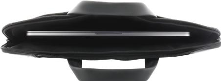 Actual product image Deltaco laptop case up to 15.6 ", PU leather, black (15.60", Universal)