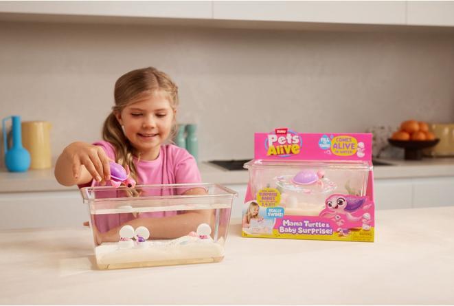 Productafbeelding Zuru Pets Alive - Mama Turtle & Baby Surprise
