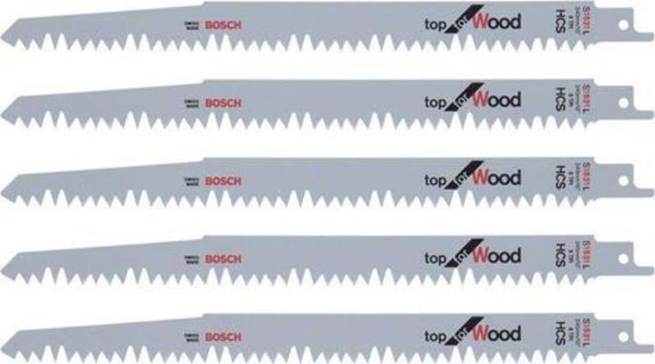 Produktbild Bosch Professional Zubehör Säbelsägeblatt S 1531 L, Top for Wood, 5er-Pack