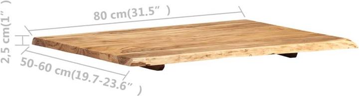 Immagine prodotto vidaXL Tischplatte (80 x 60 cm)