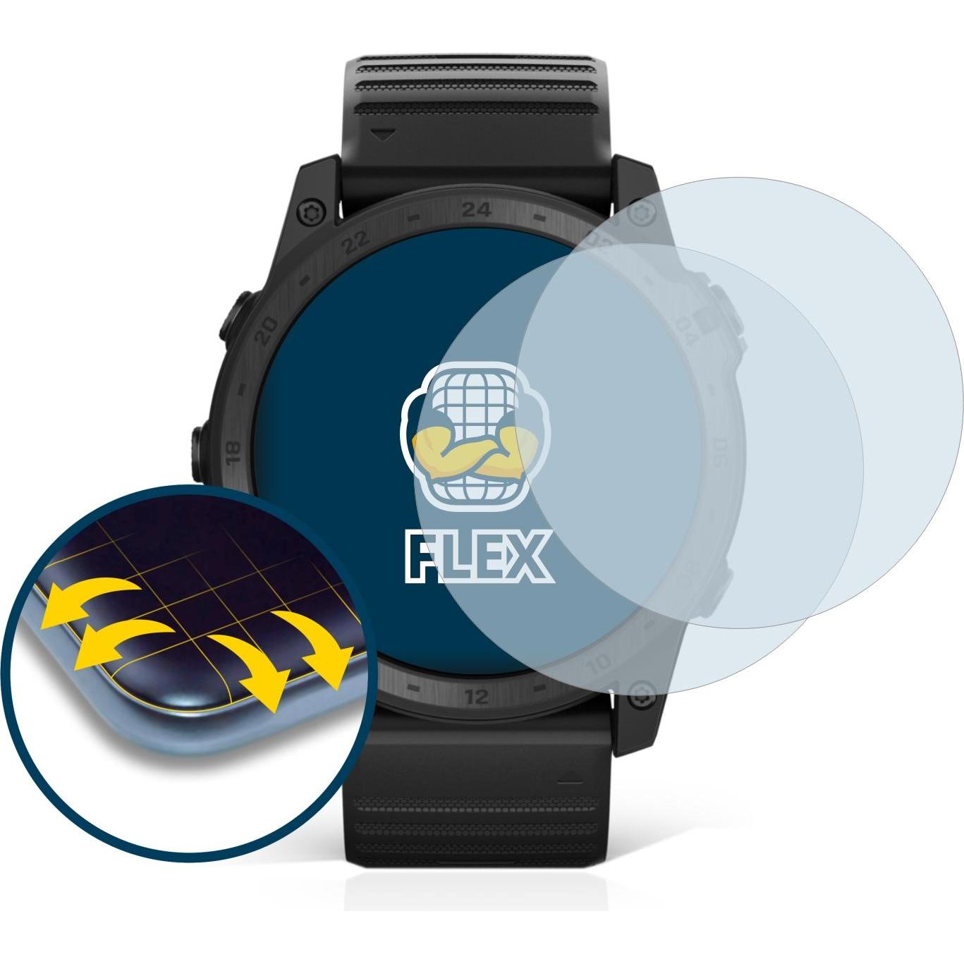 Thumbnail - BROTECT Full-Cover Displayschutz, Smartwatch Schutzfolie, Transparent