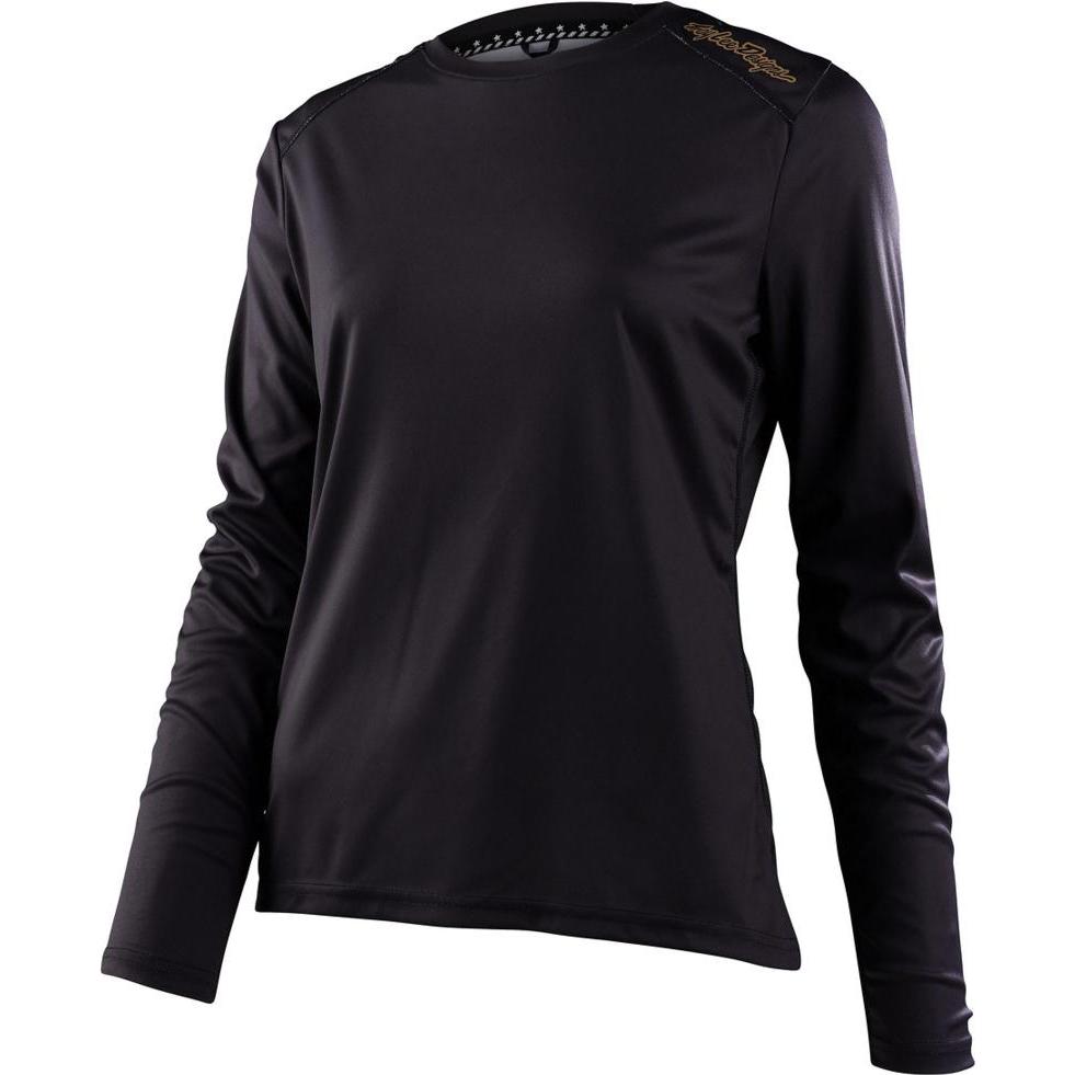 Troy Lee Designs, Damen, Velotrikot, Lilium (XL), Schwarz, XL
