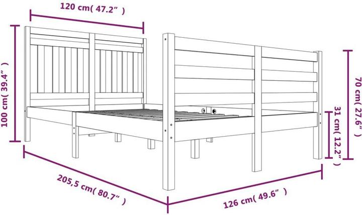 Image du produit vidaXL Lionel (120 x 200 cm)