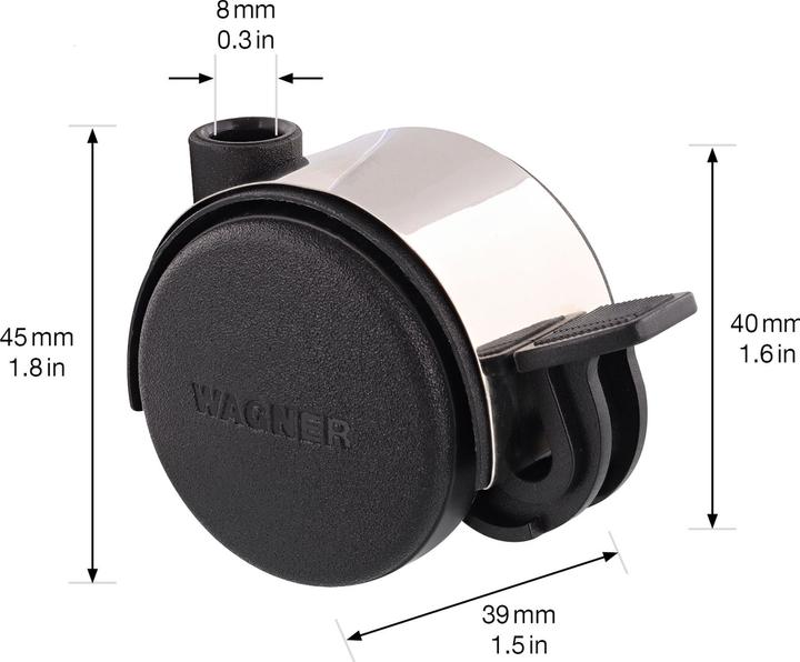 Produktbild Wagner System Doppellenkrolle