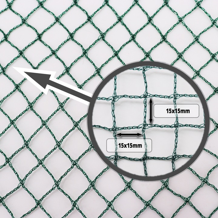 Produktbild Aquagart Teichnetz 21m x 12m Laubnetz Netz Laubschutznetz robust