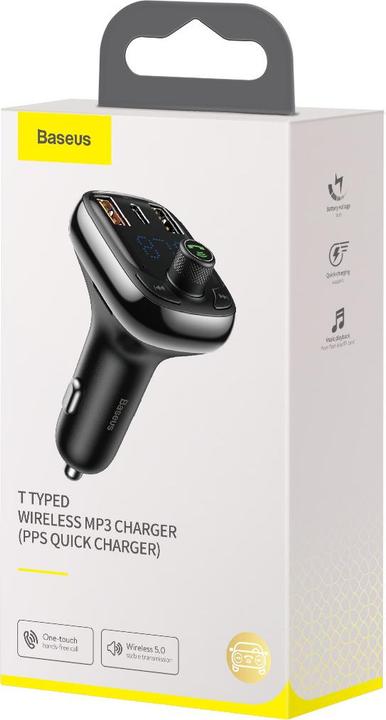 Actual product image Baseus Car Bluetooth MP3 Player T Shaped S-13