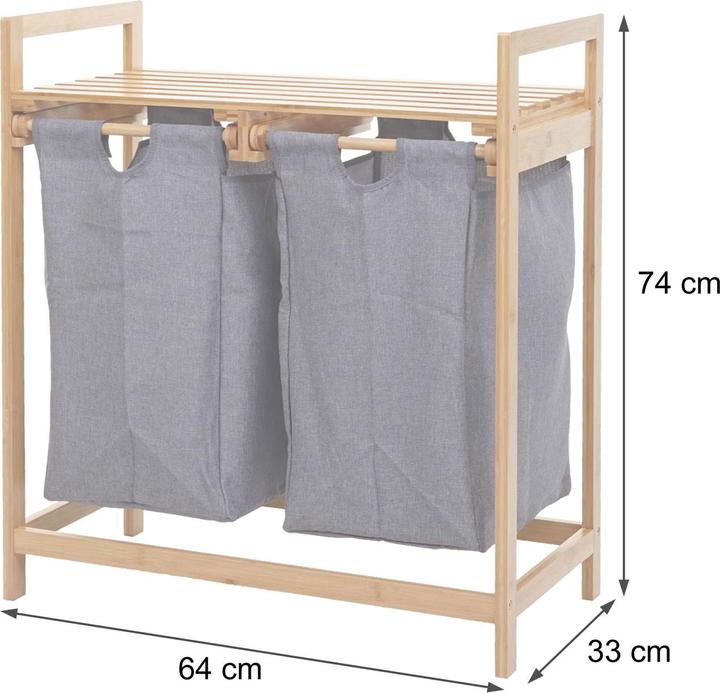 Actual product image JOHN316 Wäschekorb (35 l)