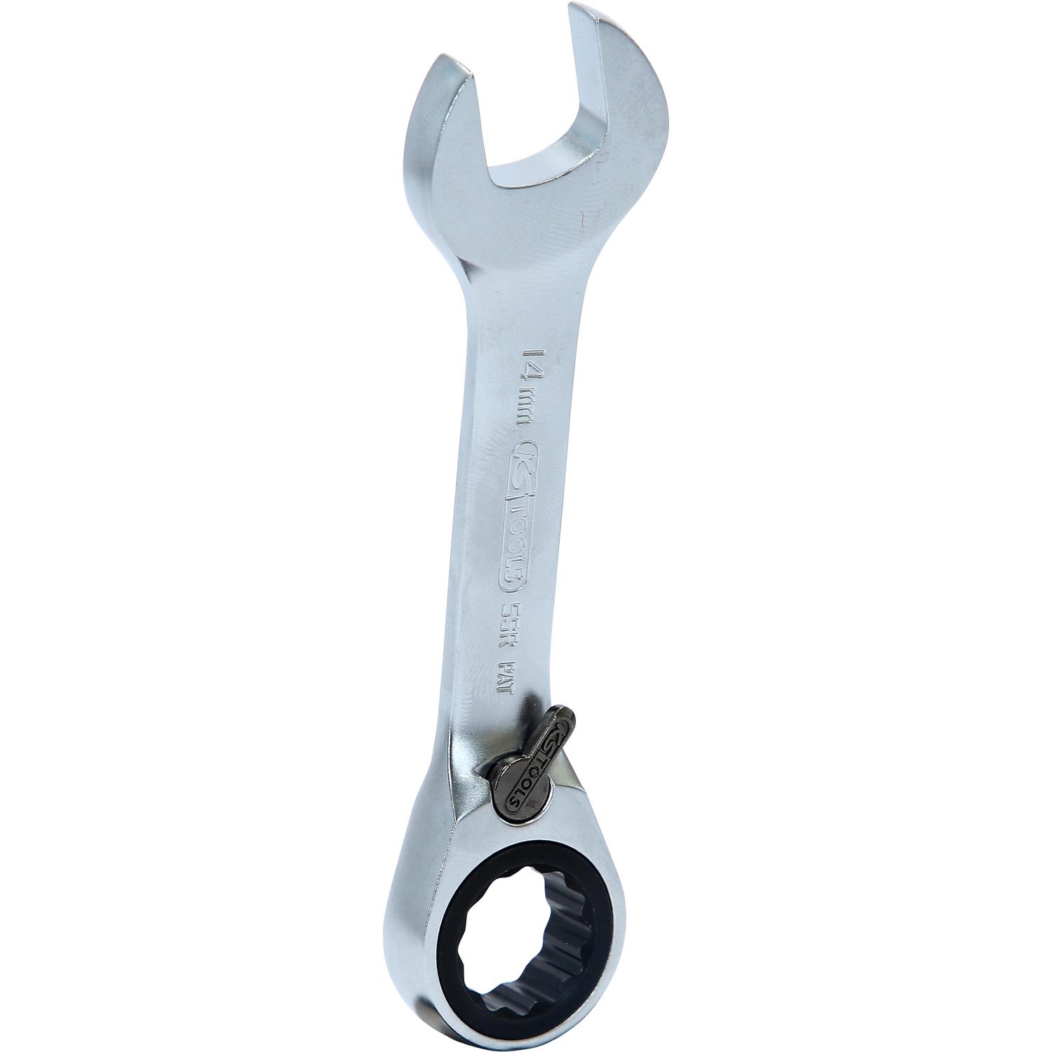 Thumbnail - KS Tools, Schraubenschlüssel, GEARplus Ratschenringmaulschlüssel kurz (14 mm)