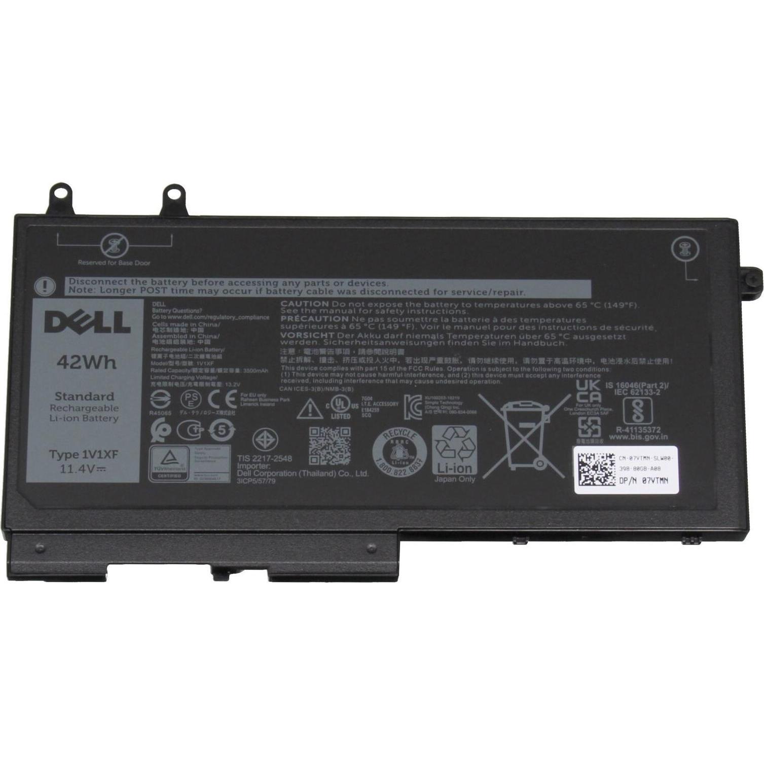 Dell 7VTMN (3 Zellen, 3684 mAh), Notebook Akku