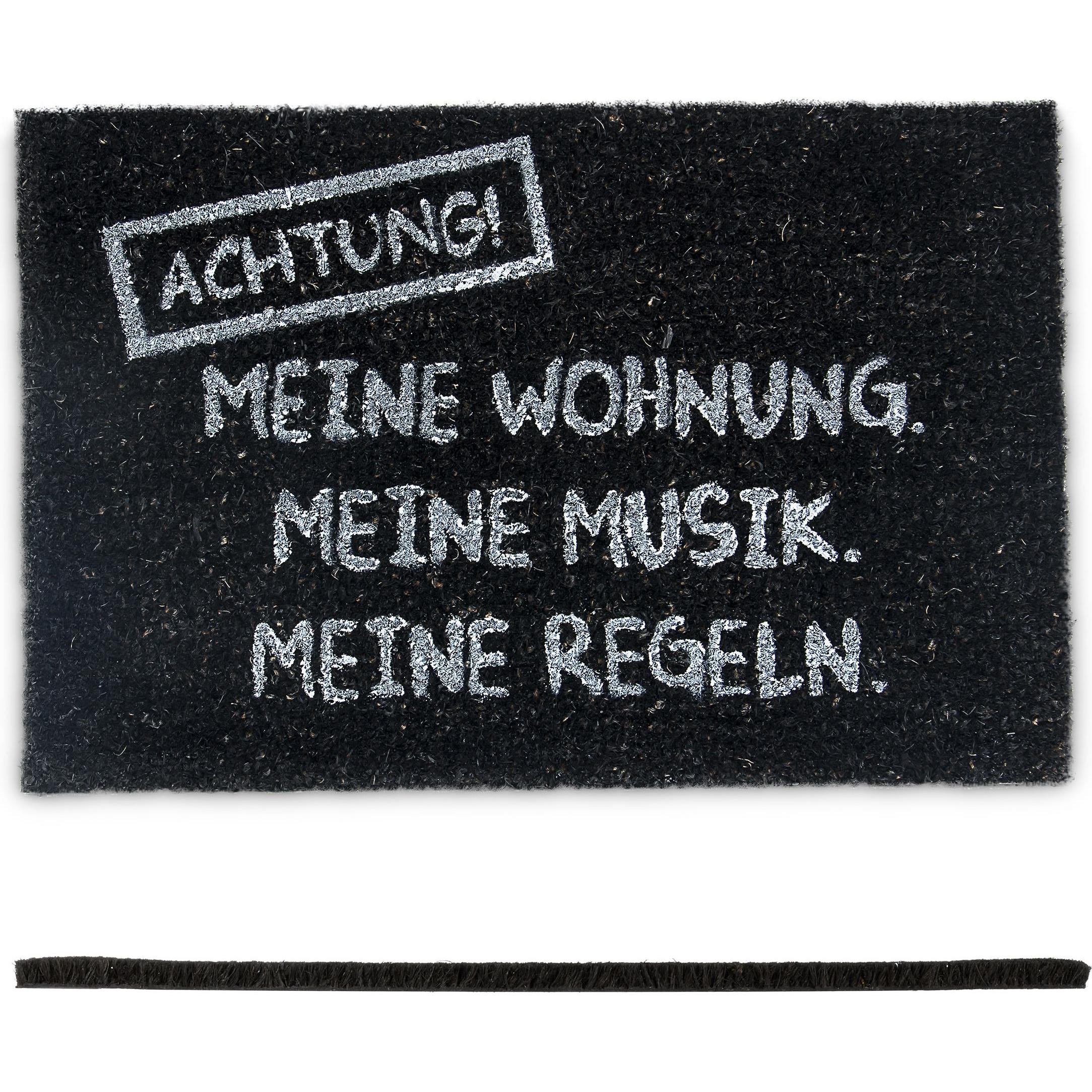 Relaxdays, Fussmatte, Fussmatte Kokos (40 x 60 x 1 cm)