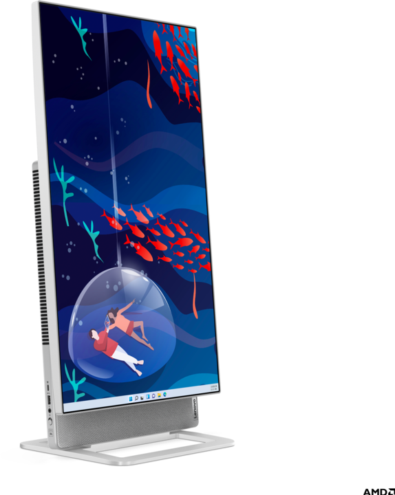 Actual product image Lenovo Yoga AIO 7 27APH8 (AMD Ryzen 7 8845HS, 32 GB, 1000 GB, GeForce RTX 4050)