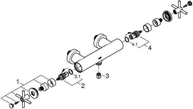 Produktbild Grohe Atrio Brausebatterie