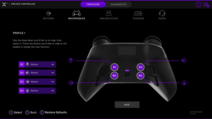 Actual product image PDP Victrix PRO BFG (PC, PS5, PS4)