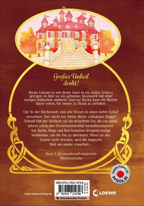 Image du produit Loewe Das Bücherschloss (Band 5) - Der tintenschwarze Schlafzauber (Allemand, Annabelle von Sparrowhawk, Barbara Rose, 2023)