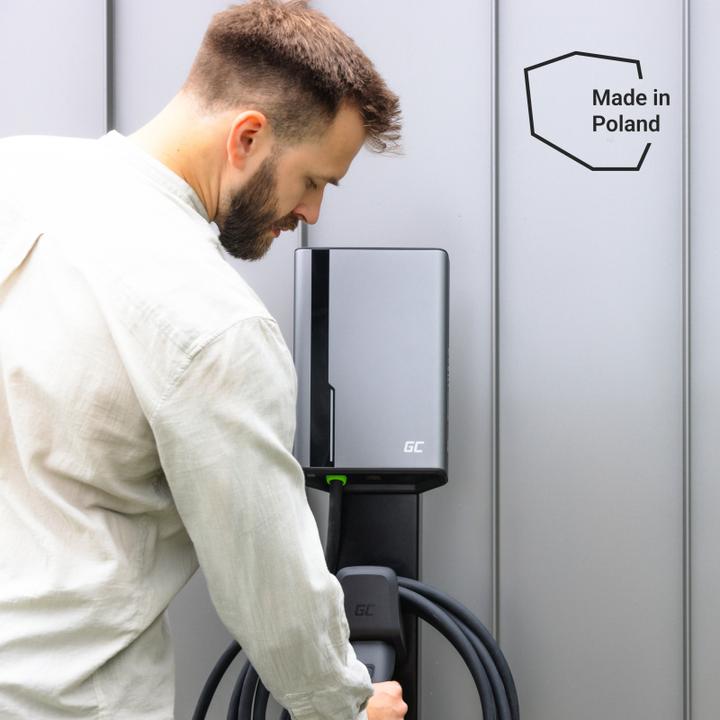 Produktbild GreenCell GC EVGC021B2250 - Wallbox, 3,6 - 22 KW, 5 m, NFC (Typ 2, 22 kW, 32 A)