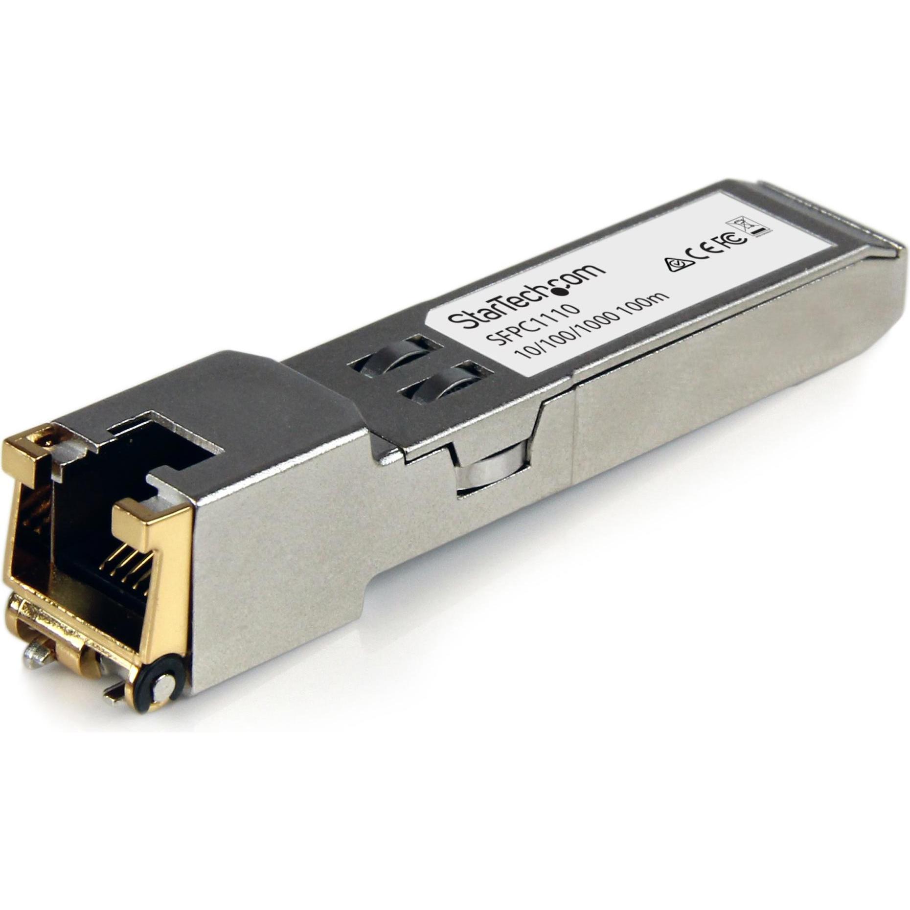 StarTech GB Rj45 Copper Sfp Transceiver, Transceiver, Silber