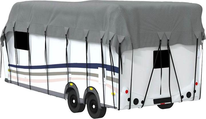 Actual product image vidaXL Roof tarpaulin for caravan grey 700x300 cm non-woven fabric