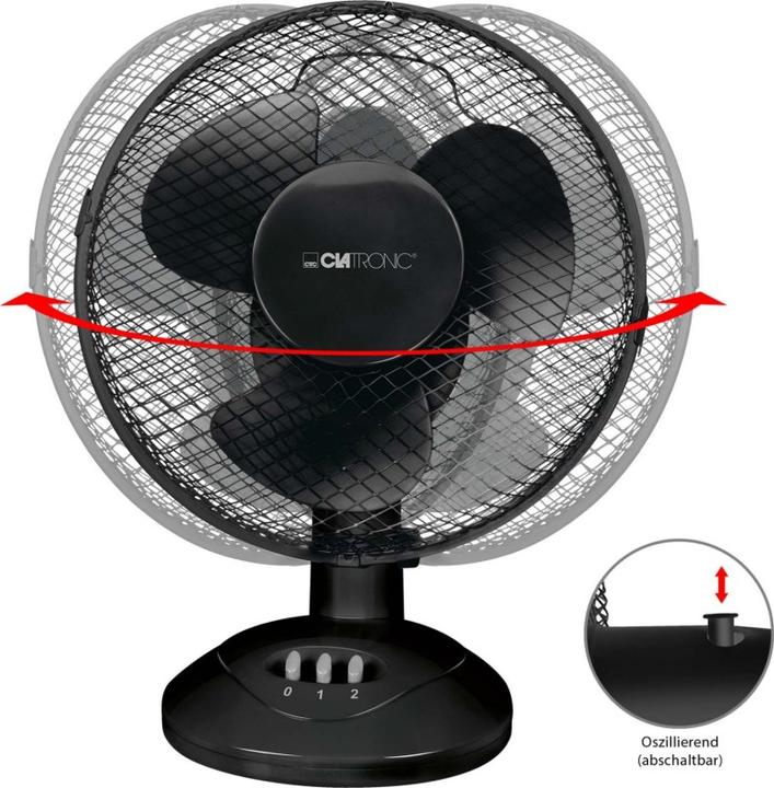 Immagine prodotto Clatronic Ventilatore da tavolo VL (51 dB)