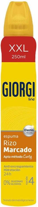 Actual product image Giorgi Line RIZOS MARCADOS espuma fijadora método curly nº4 250 ml (Curling mousse, 250 ml)