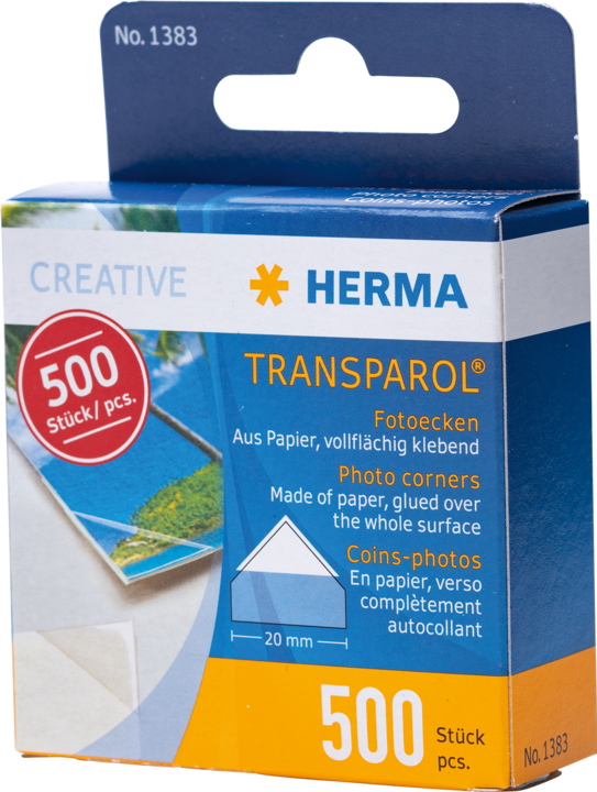 Actual product image Herma Photo corners