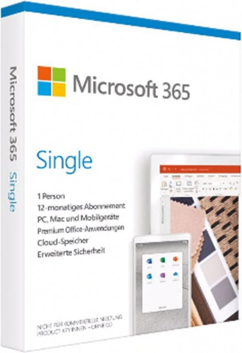 Microsoft 365 Single (1 User, 12 Monate)