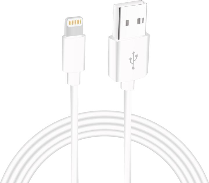 Immagine prodotto Sinox Cavo iMedia Lightning con chip originale Apple™. 2m. Hvid (2 m, USB 2.0)