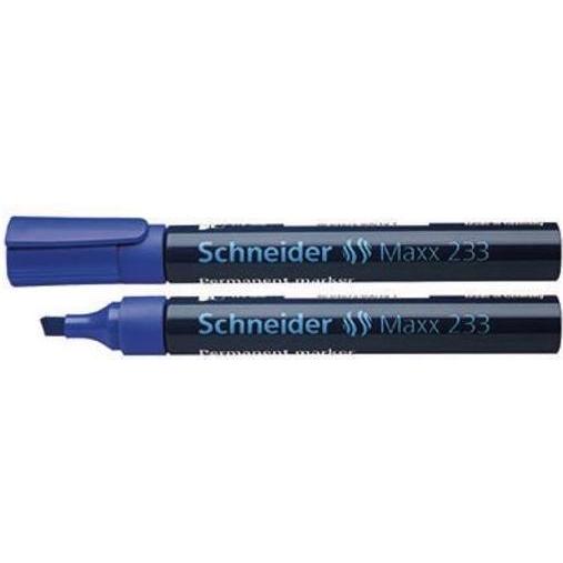 Schneider, Marker, Permanentmarker Maxx 233 Strichstärke: 1-5 mm Schreibfarbe: blau (Tiefblau, 5 mm, 1 x)