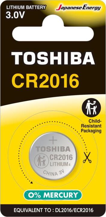 Toshiba CR2016 Knopfzelle (CR2016)