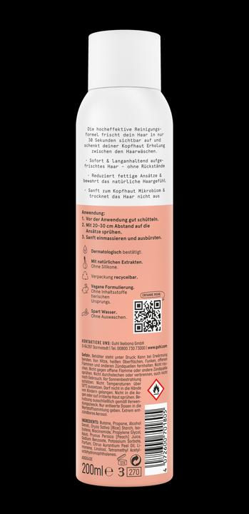 Produktbild Guhl 30 Sekunden Trockenshampoo Fruchtige Frische (200 ml, Trockenshampoo)