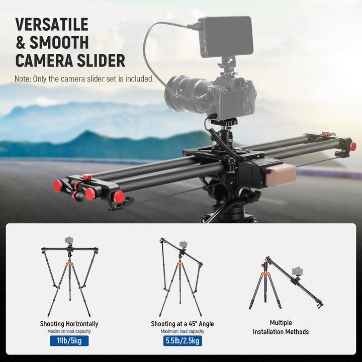 Actual product image Neewer 80cm App Electronic Video Slider (Various video accessories)