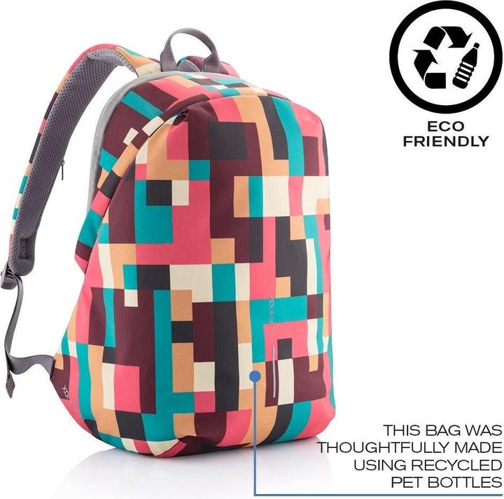 Produktbild XD Design PLECAK ANTYKRADZIEŻOWY BOBBY SOFT GEOMETRIC P/N: P705.867 (16 l)