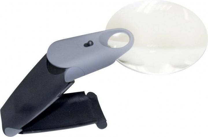 Actual product image Carson FH-25 FreeHand magnifier with bendable handle = foot