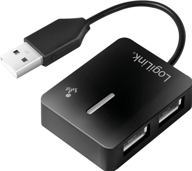 Actual product image LogiLink Smile (USB-A, 4 ports)