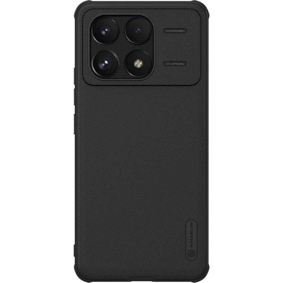 NoName Super Frosted PRO Back Cover for Poco F6 Pro Black (Xiaomi Poco F6 Pro), Smartphone Hülle, Schwarz