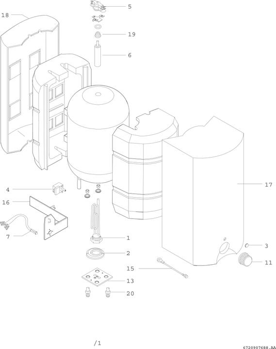 Image du produit Bosch Home Comfort Petit ballon 15l 2kW TR3500T 15 B Surt. ouvert/fermé E:A 773650480