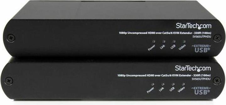 Productafbeelding StarTech USB HDMI over Cat5e / 6 KVM Console Extender met 1080p ongecomprimeerde video - 100m - Cat5e...