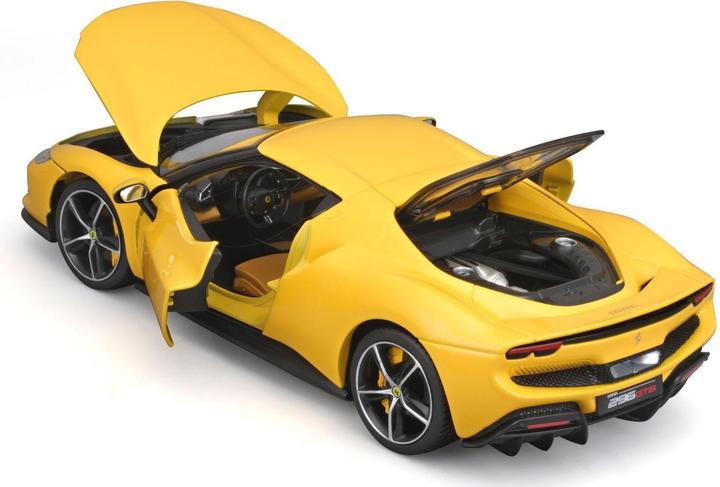 Produktbild Bburago Ferrari R&P 296 GTB 1/18 gelb