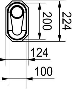 Actual product image Franke Undermount sinks Largo LAX 110 10 (22.40 cm, 12.40 cm)