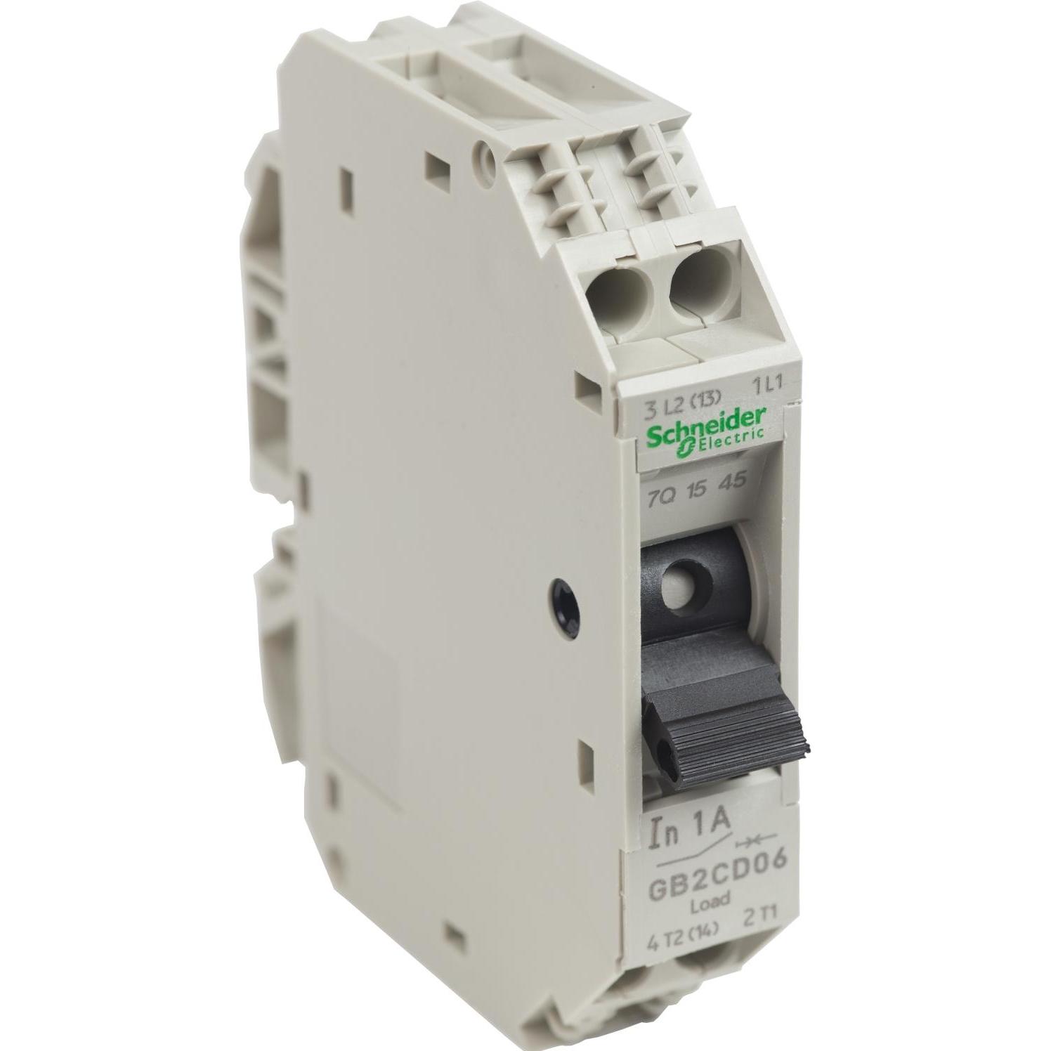 Thumbnail - 6x Schneider Electric, Schutzschalter, Leistungsschalter 1A 1-polig + N