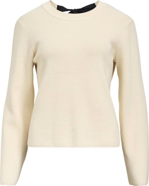 Object Schleifenverzierter Strickpullover