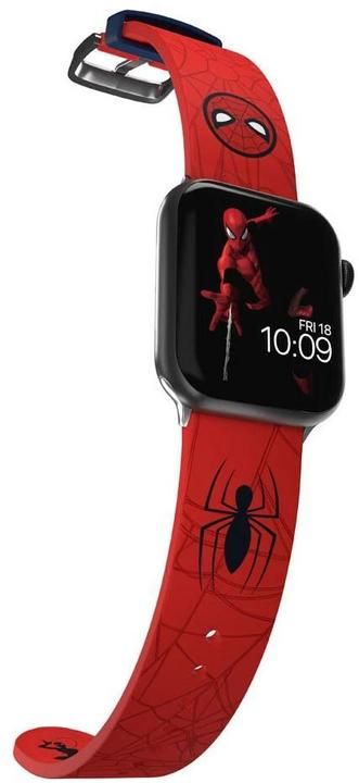 Actual product image Moby Fox Bracelet Smartwatch Spider-Man Logo 22 mm (22 mm, Stainless steel, Silicone)