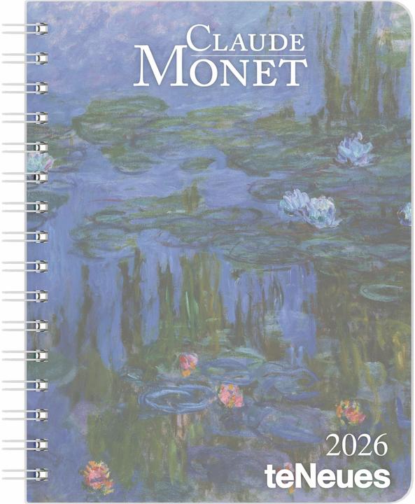 Claude Monet 2026 - Diary - Buchkalender - Taschenkalender - Kunstkalender - 16,5x21,6 (Dutch, English, Italian, German, French)