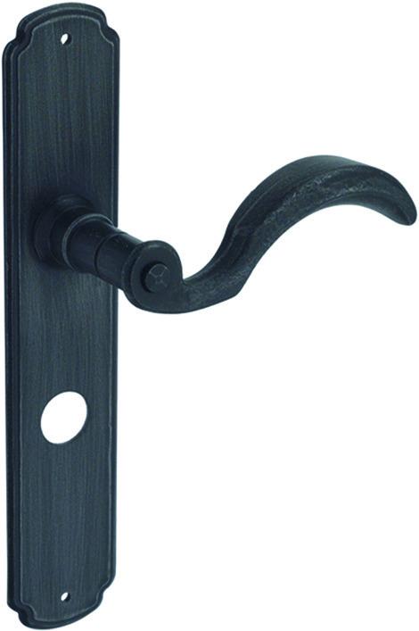 Image du produit Hager Zierbeschläge Poignée de porte 140mm partie trou 9mm (Garniture de plaque de porte)