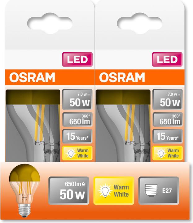Image du produit Osram Star Classic A (E27, 50 W, 650 lm, 1 x, F)