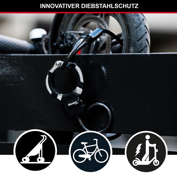 Immagine prodotto Master Lock Polsino da strada 8275 (100 cm)