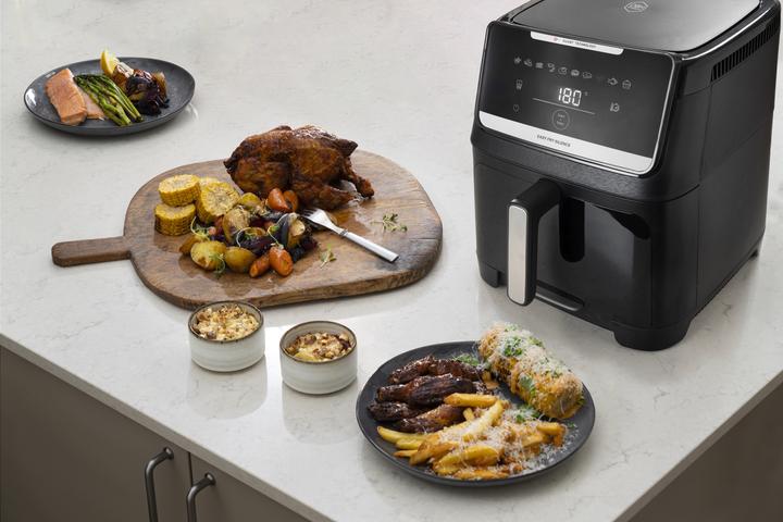 Actual product image OBH Nordica Easy Fry Silence Vision Air Fryer, 7L, black